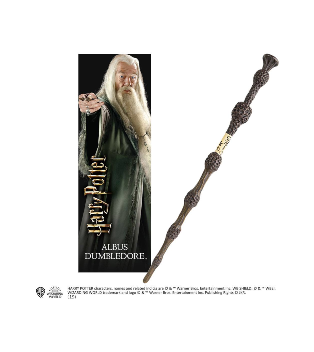 Set Varita Y Marca Páginas Dumbledore (Sauco)