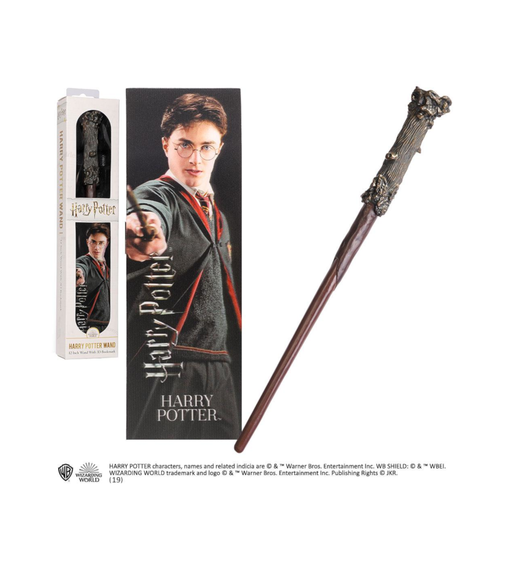 Set Varita Y Marca Páginas Harry Potter