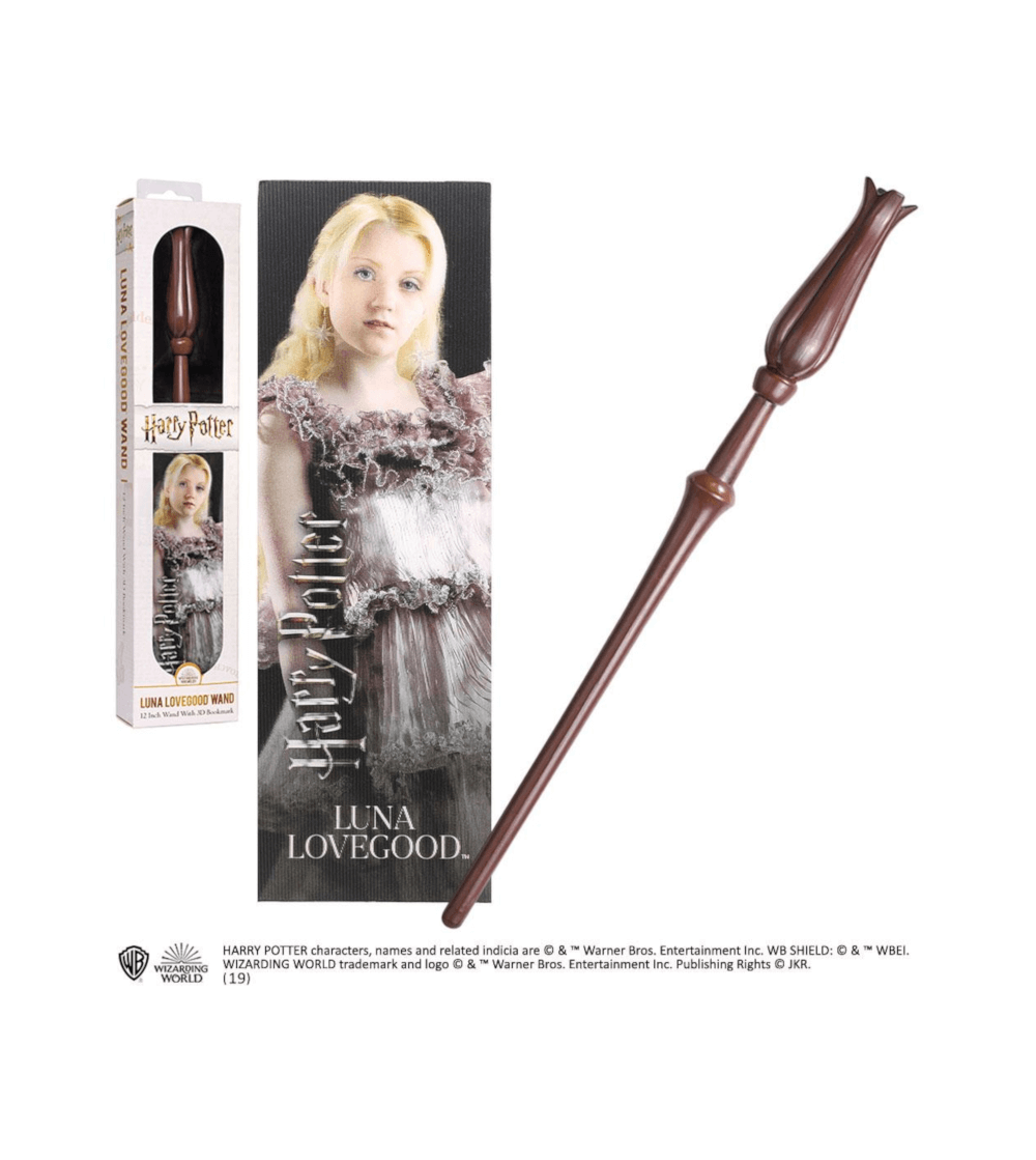 Set Varita Y Marca Páginas Luna Lovegood