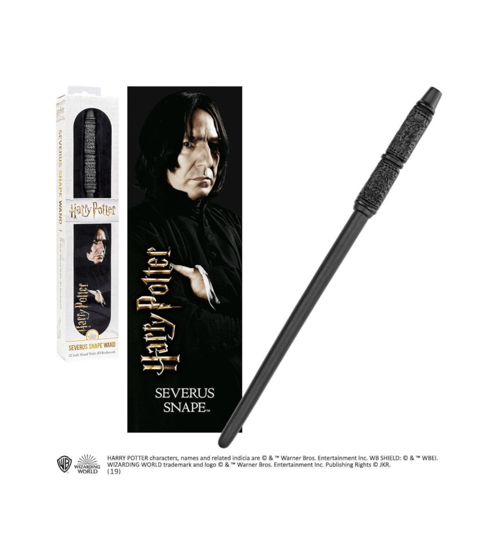 Set Varita Y Marca Páginas Severus Snape