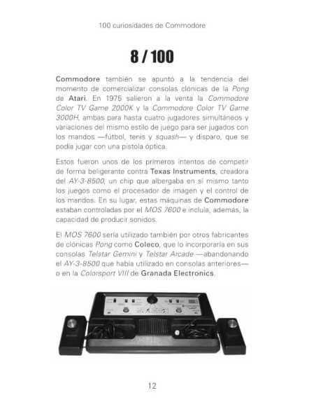 100 Curiosidades De Commodore