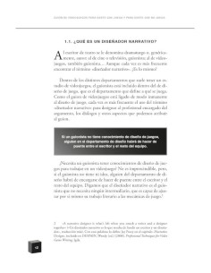 Guion De Videojuegos. Para Gente Que Juega Y Para Gente... 2