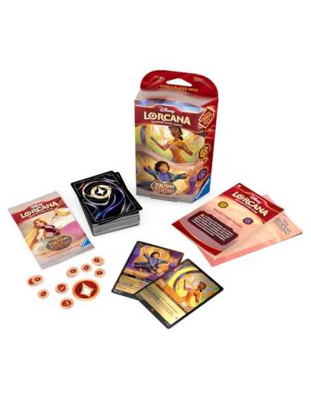 Disney Lorcana Reign of Jafar Mazo De Inicio Ambar-Amatista Inglés