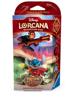 Disney Lorcana Reign of Jafar Mazo De Inicio Rubí-Acero...