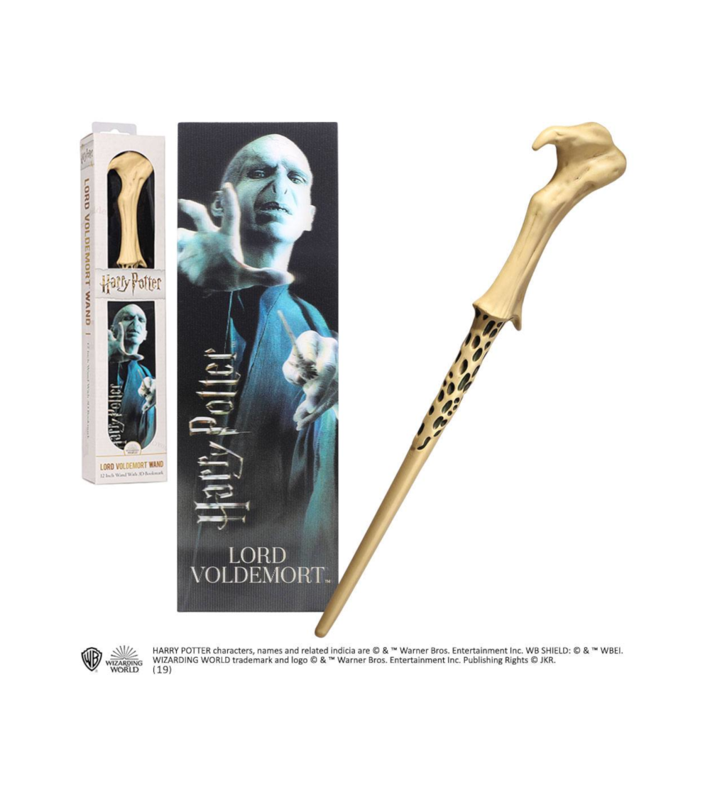 Set Varita Y Marca Páginas Voldemort