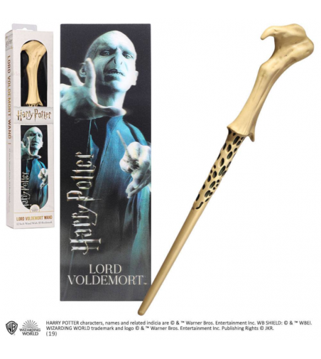 Set Varita Y Marca Páginas Voldemort